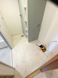 美しいボウルデザインで気品ある優雅な洗面空間　川崎市高津区Y様邸